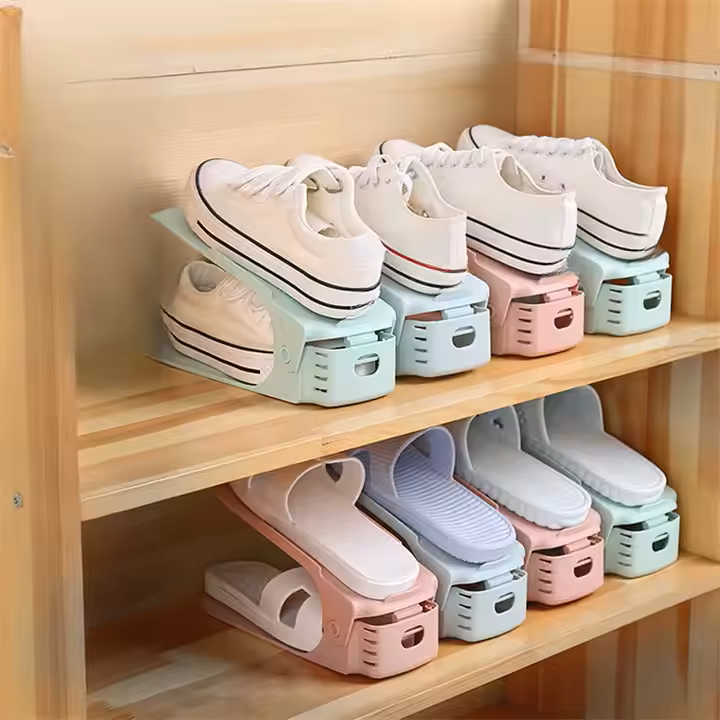 Boîte de Rangement Pliable en Plastique pour Chaussures